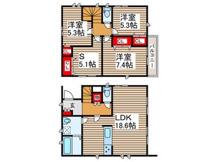 Ｋｏｌｅｔ豊四季の物件間取画像